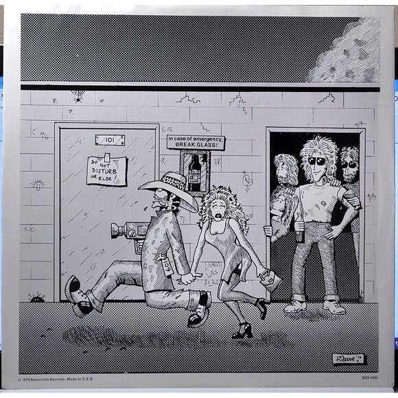 Foghat LP Boogie Motel on Bearsville VG/M- Rock OIS - Picture 3 of 6